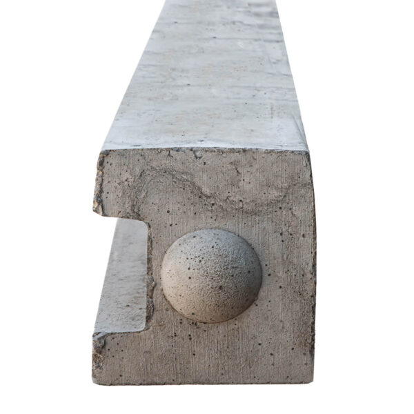 End Slotted Concrete Posts