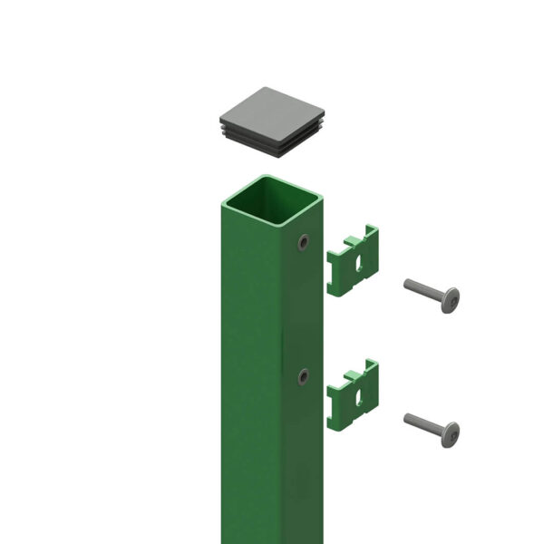 Roll Top Mesh Posts