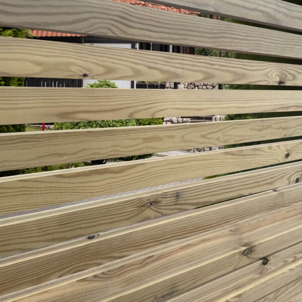 Redwood Timber Fence Slats (Treated / Green) PAR 4.2m - 50mm x 25mm