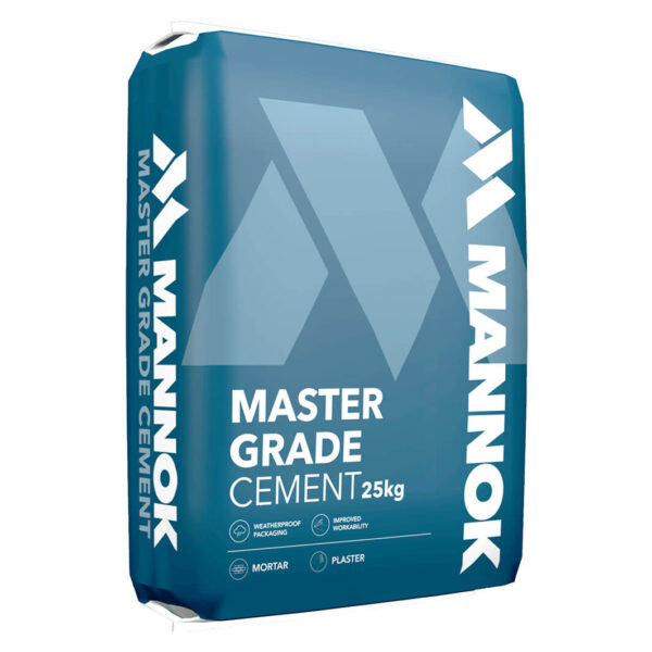 Mannok Master Grade Cement - 25kg Weatherproof Bag